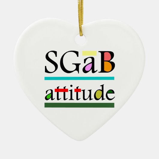Sgab-houding Keramisch Ornament (Voorkant)