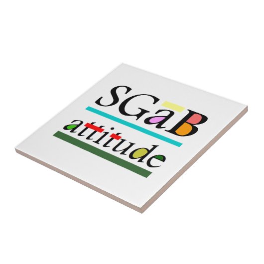 Sgab-houding Tegeltje (Zijkant)