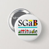 Sgab Ronde Button 5,7 Cm (Voorkant /achterkant)