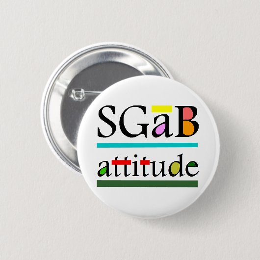 Sgab Ronde Button 5,7 Cm (Voorkant /achterkant)