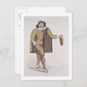 Sganarelle in 'L'Ecole des Maris' door Moliere, pr Briefkaart (Voorkant / Achterkant)