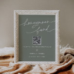 SGE Honeymoon Fund Wedding Sign Poster<br><div class="desc">Everleigh Collectie - een verbluffend en minimalistisch collectie met een modern lettertype voor kalligrafie dat zowel chic als stijlvol is. Dit collectie biedt een tijdloos en elegant ontwerp dat perfect is voor elke gebeurtenis, van bruiloften tot baby showers en alles daartussen. Beleef de elegantie en verfijning van het Collectie van...</div>