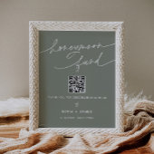 SGE Honeymoon Fund Wedding Sign Poster
