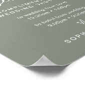 SGE Wedding Shuttle Service Sign Poster (Hoek)