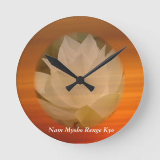 SGI Buddhist Clock Ronde Klok