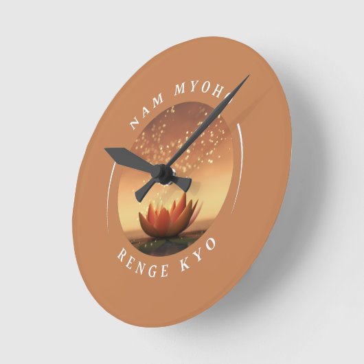 SGI Buddhist Clock Ronde Klok (Hoek)