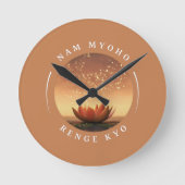 SGI Buddhist Clock Ronde Klok (Voorkant)