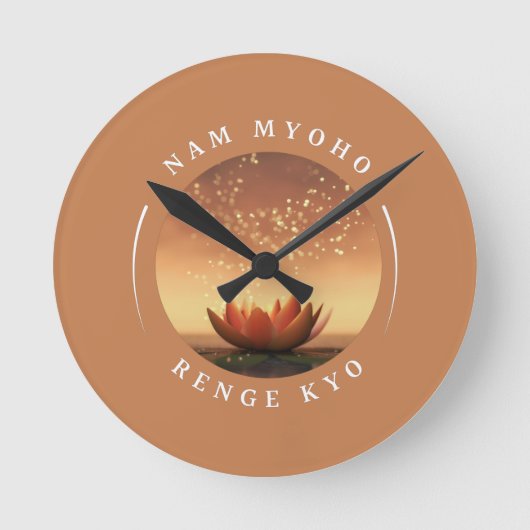 SGI Buddhist Clock Ronde Klok (Voorkant)