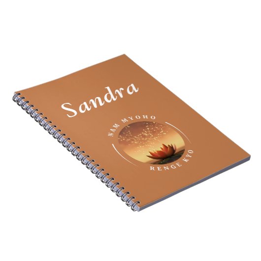 SGI Buddhist Lotus en NMRK Notitieboek (Rechterzijde)