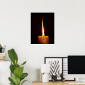 SGI Buddhist Poster met Lotus Candle en NMRK (Thuiskantoor)