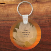 SGI Buddhist Sleutelhanger Lotus "Nam Myoho Renge  (Voorkant)
