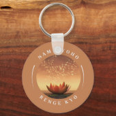 SGI Buddhist Sleutelhanger Lotus "Nam Myoho Renge  (Voorkant)