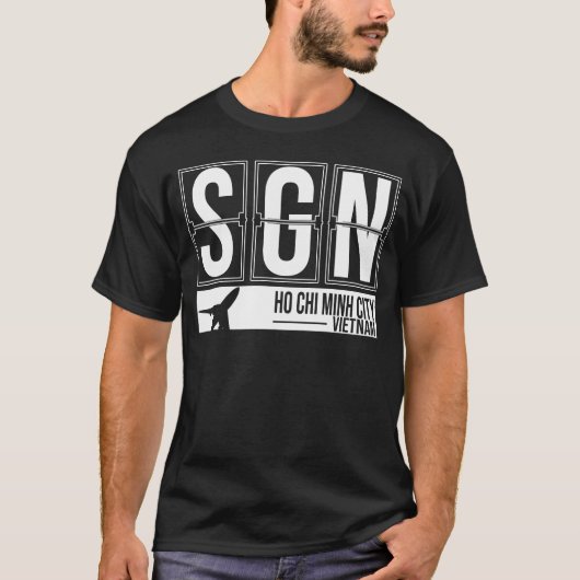 SGN - Saigon - Internationale luchthaven Tan Son N T-shirt (Voorkant)