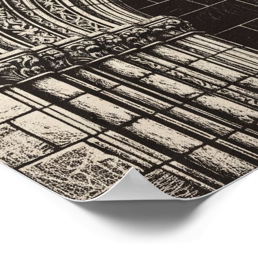 Sgraffito Art Archway Poster (Hoek)