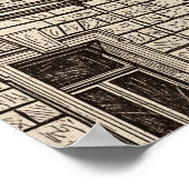 Sgraffito Art Facade Poster (Hoek)