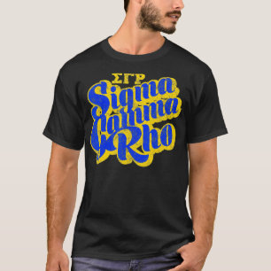SgRho 1922 Onderlegde HBCU Sorority for  Poodl T-shirt
