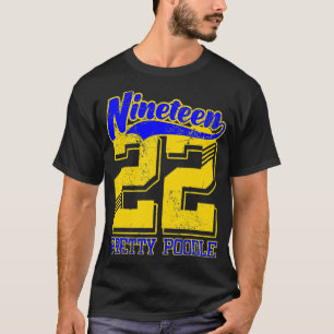 SgRho HBCU onderwezen Sorority 1922 voor  Poodl T-shirt