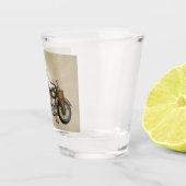 Sgt. Davidson Army Motorcycle Pinup Shot Glass Glas (Rechts)