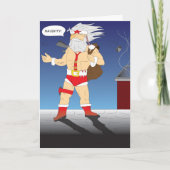 Sgt. Nick "Naughty or Nice" Christmas Kaart (Voorkant)