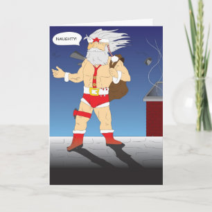 Sgt. Nick "Naughty or Nice" Christmas Kaart