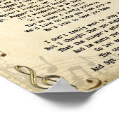 Sgt Pepper's Lonely Hearts Club Band Song Lyric Poster (Hoek)