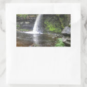 Sgwd Gwladys bij Pontneddfechan Waterfall, Wales Rechthoekige Sticker (Tas)