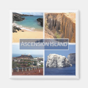 SH002 ASCENSION ISLAND, Mosaic, Afrika, Fridge Magneet