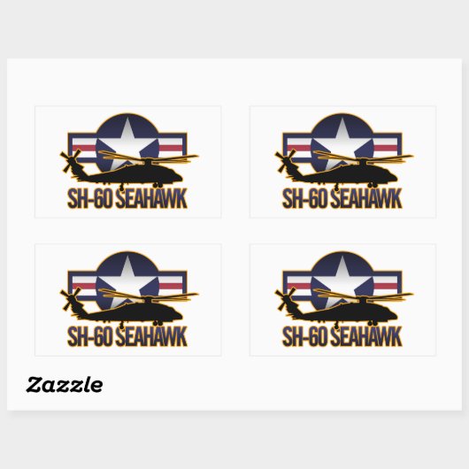 SH-60 Seahawk Rechthoekige Sticker (Vel)
