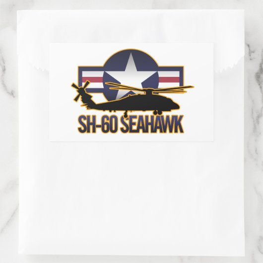 SH-60 Seahawk Rechthoekige Sticker (Tas)