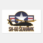 SH-60 Seahawk Rechthoekige Sticker (Voorkant)