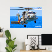 SH-60B SEAHAWK POSTER (Thuiskantoor)