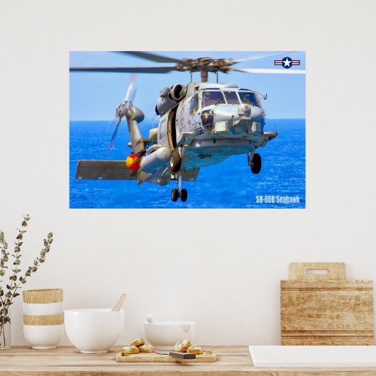 SH-60B SEAHAWK POSTER (Keuken)