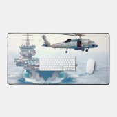 SH-60F OCEAN HAWK en US VLIEGTUIG CARRIER Bureaumat (Keyboard & Muis)