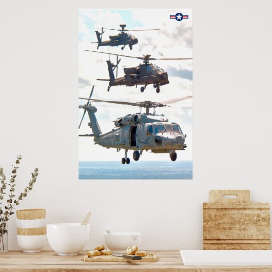 SH-60F OCEANHAWK POSTER (Keuken)