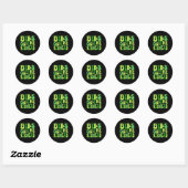 SH op de dag van de herfst Ronde Sticker (Vel)