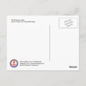 SH Rhodesia Castle, Union Castle Line Briefkaart (Achterkant)