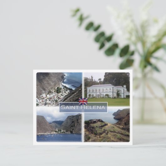 SH Saint Helena - Briefkaart (Staand voorkant)