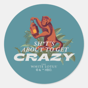 Sh*t staat op het punt om gek te worden - The Whit Ronde Sticker