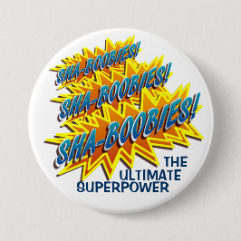 Sha-Boobies! Knoop Ronde Button 7,6 Cm