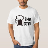 sha giya - drink bier in Hausa T-shirt (Voorkant)