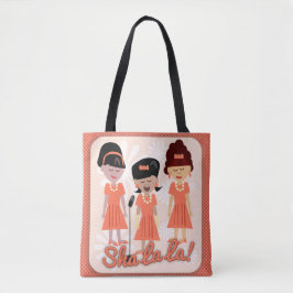 Sha La La La Girl Group Cartoon Tote Bag