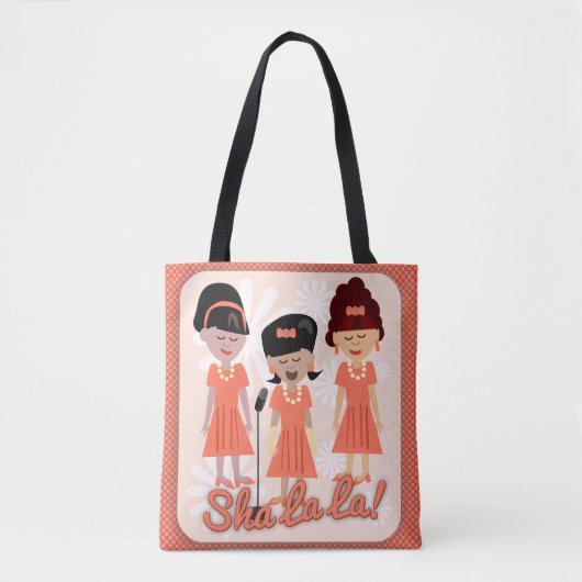 Sha La La La Girl Group Cartoon Tote Bag (Voorkant)