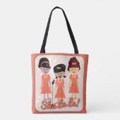 Sha La La La Girl Group Cartoon Tote Bag (Achterkant)