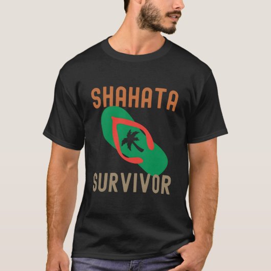 Shaa Survivor Tropical Hawaiian T-shirt (Voorkant)
