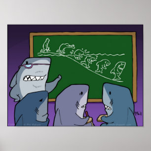 Shaaark, evolutie-poster poster