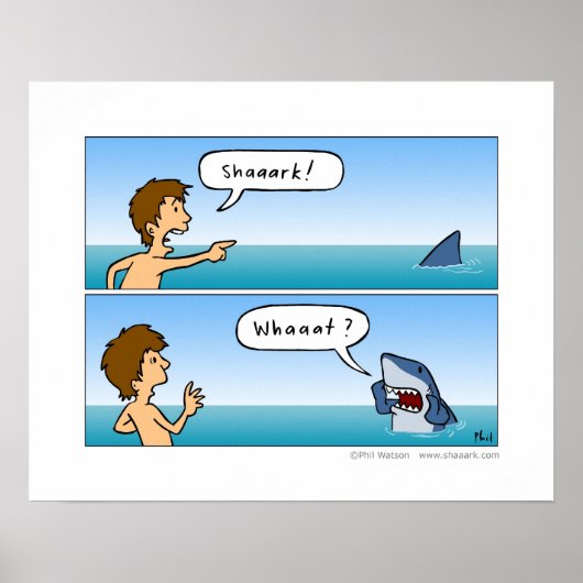 Shaaark. Wat? poster (Voorkant)