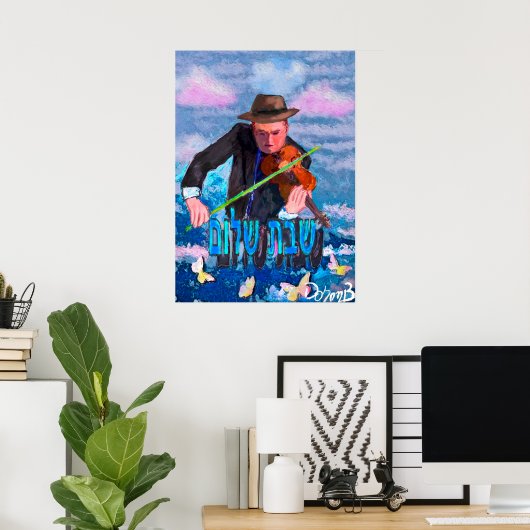 Shaabtviolist Poster (Thuiskantoor)