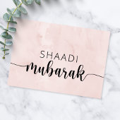 Shaadi Mubarak Islamic Wedding Dua Gefeliciteerd Kaart