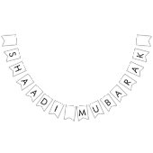 Shaadi Mubarak Pennant Bunting Banner (Alle)