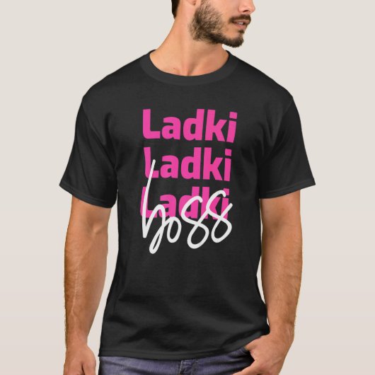 Shaadi Wedding Boss Ladki Desi Bollywood T-shirt (Voorkant)